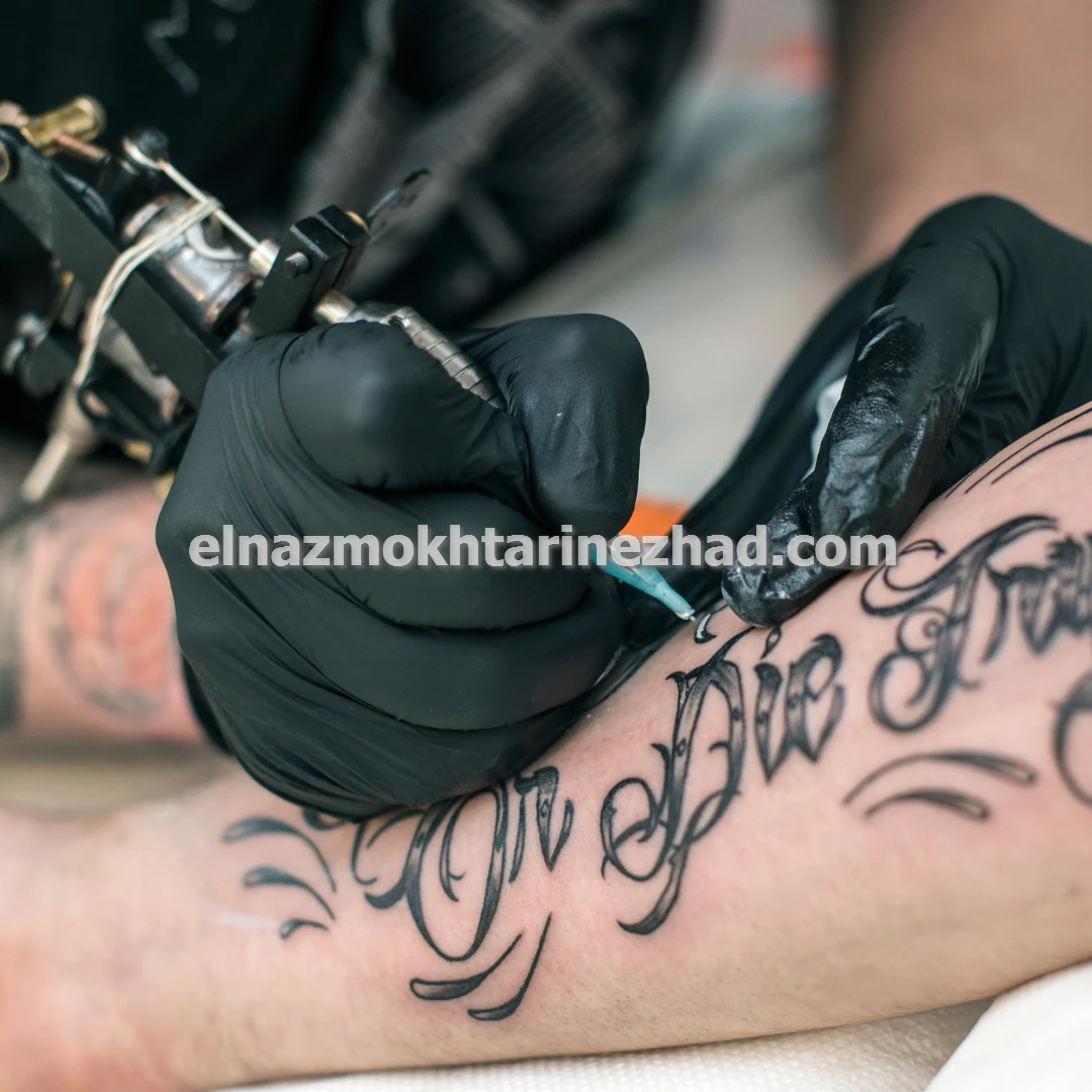 آموزش تاتو روی دست در مشهد