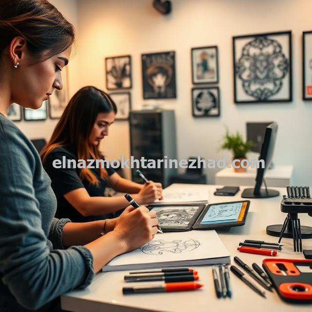 آموزش تاتو و طراحی اختصاصی در مشهد